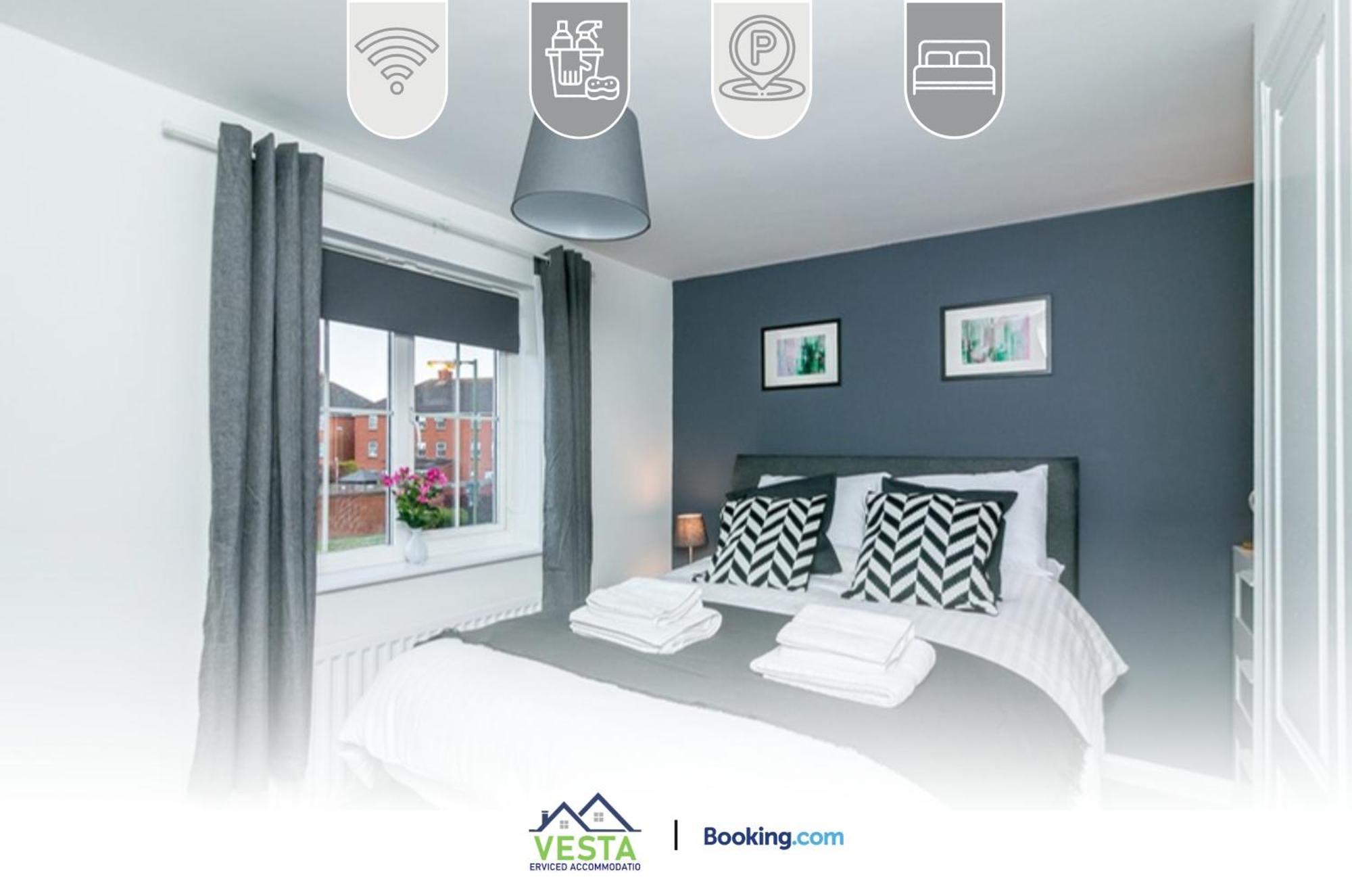 Three Bedroom Apartment By Vesta Serviced Accommodation & Short Lets Hatfield With Free Parking Luaran gambar