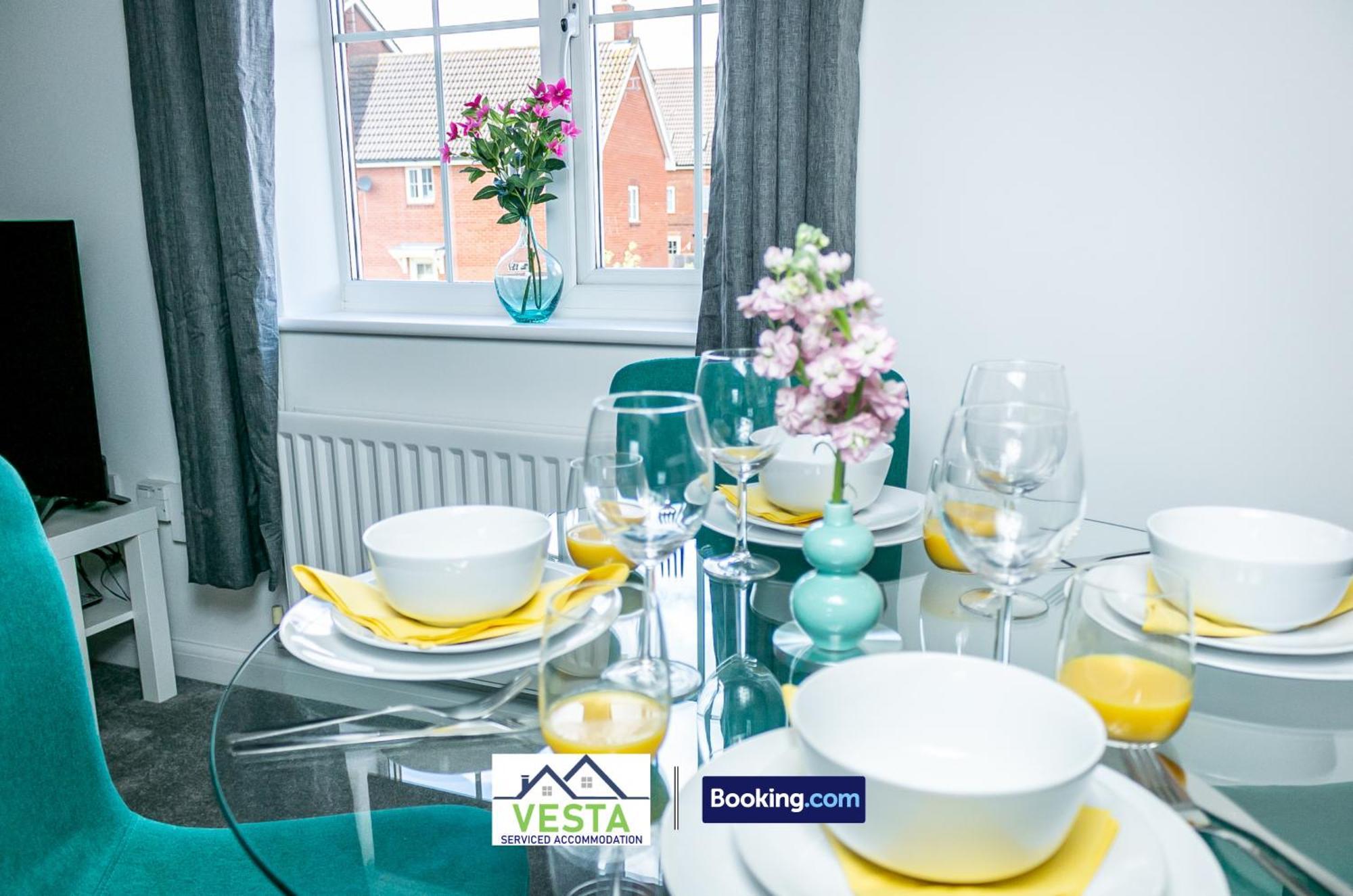 Three Bedroom Apartment By Vesta Serviced Accommodation & Short Lets Hatfield With Free Parking Luaran gambar